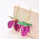 PINK ROSE EARRINGS