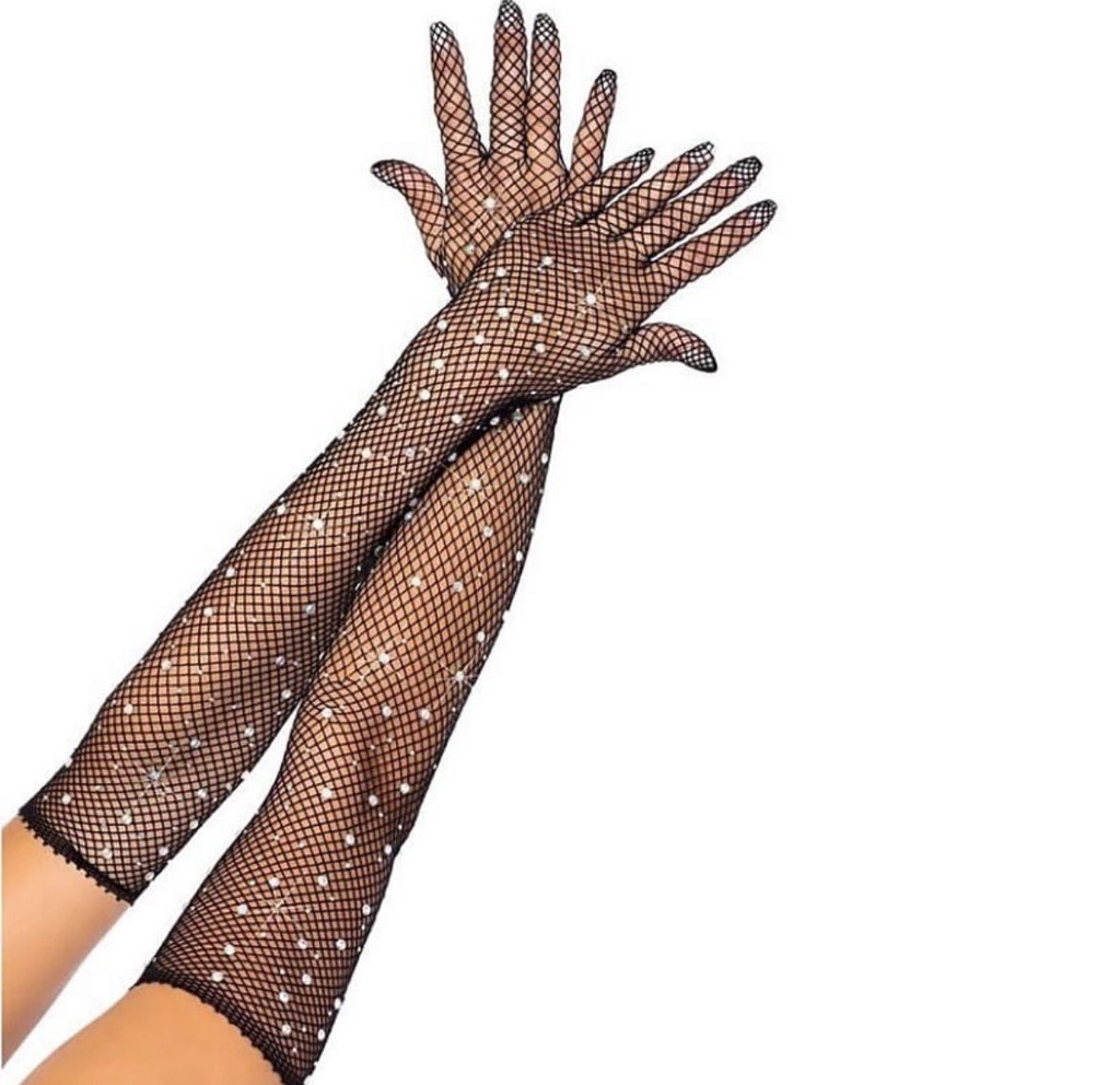 FISHNET LONG GLOVES