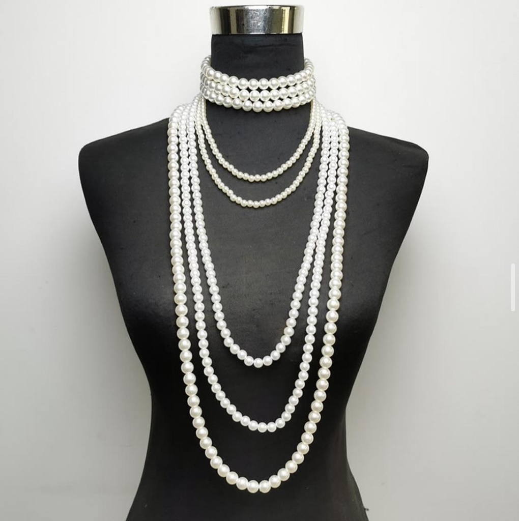 PEARL LAYERED NECKLACE