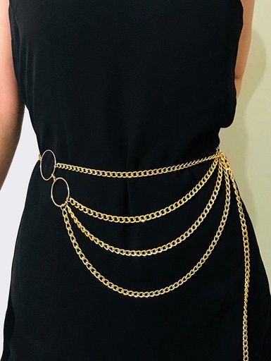 LAYERED CHAIN BELT